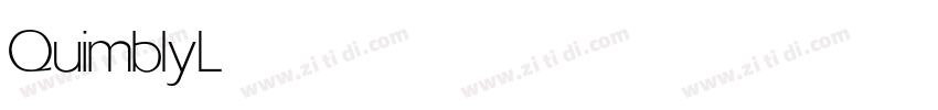 Quimbly Light字体转换